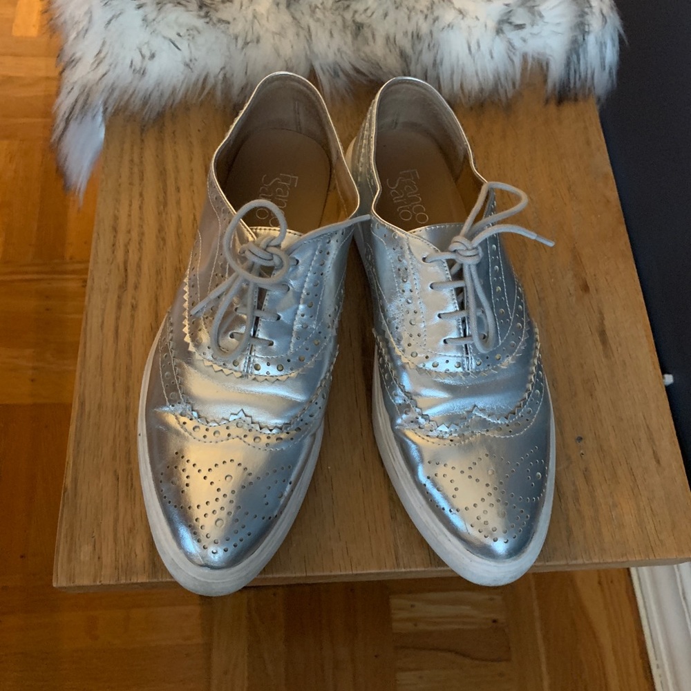 Franco Sarto metallic shoes